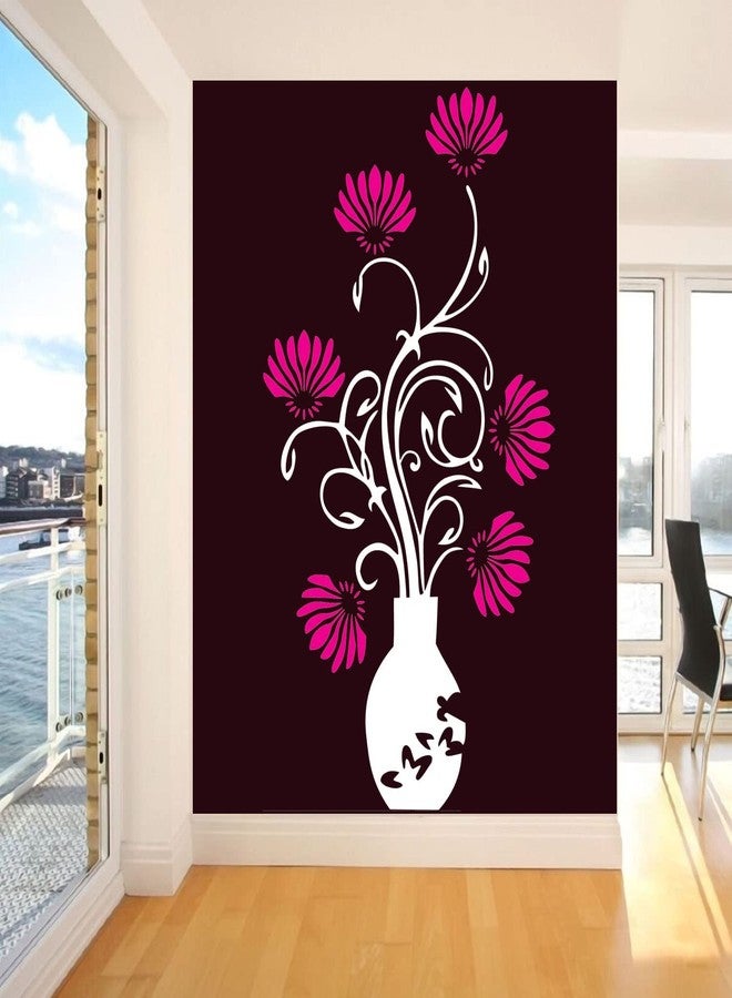 ARandNJ مجموعة قوالب ARandNJ للرسم على الجدران (عبوة واحدة، المقاس: 16 × 24 بوصة) - تصميم مستوحى من زهرة الدفلى، قابلة لإعادة الاستخدام، مناسبة لتزيين جدران المنزل - Image 2